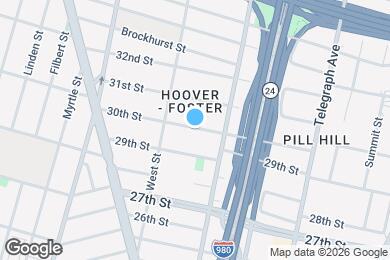 Map image of the property - 697 30th St