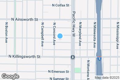 Map image of the property - 1625 N Jessup St