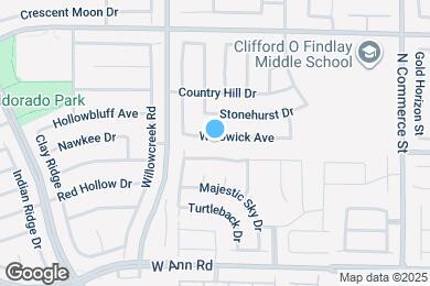 Map image of the property - 633 Willowick Ave