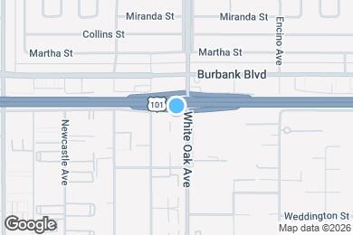 Map image of the property - White Oak Apartments