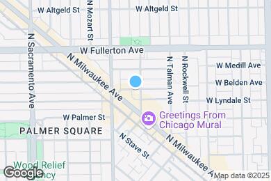 Map image of the property - 2719 W Belden Ave