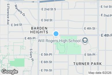 Map image of the property - 433 S Jamestown Ave