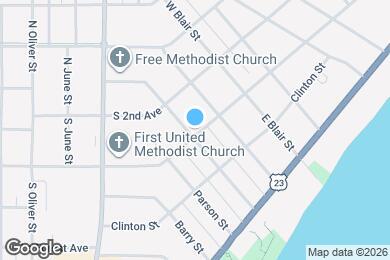 Map image of the property - 1319 S 1st Ave