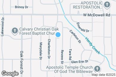 Map image of the property - 2740 Teresa Dr