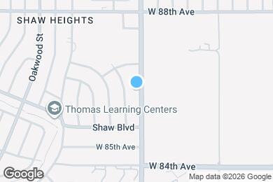 Map image of the property - 8591 Lowell Blvd