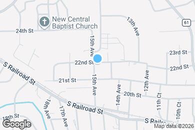Map image of the property - 2116 15th Ave