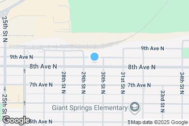 Map image of the property - 2913 8th Ave N