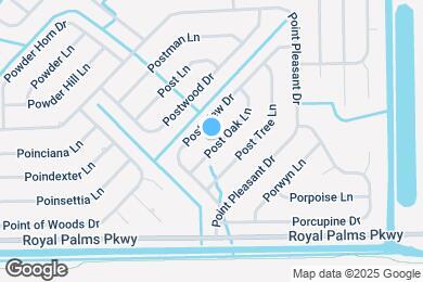Map image of the property - 11 Post Oak Ln