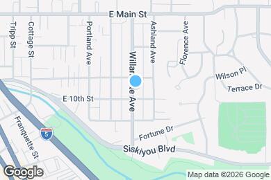 Map image of the property - 207 Willamette Ave