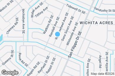 Map image of the property - 2201 Wagonwheel Ave SE