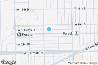 Map image of the property - 4141 W Cullerton St