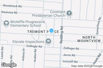 Map image of the property - 2170 Eastcleft Dr