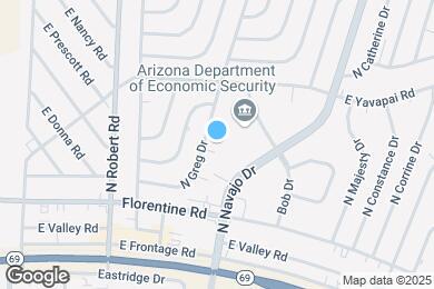 Map image of the property - 8440 E Greg Ct