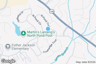 Map image of the property - 445 N Pond Trail