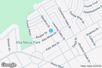 Map image of the property - 3109 Alta Mesa Dr
