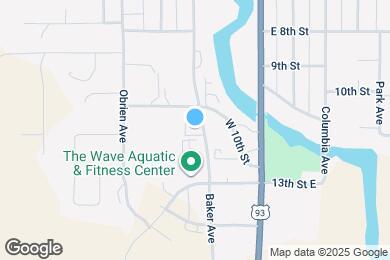 Map image of the property - 1010 Baker Ave