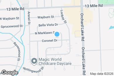 Map image of the property - 31730 Coronet Dr