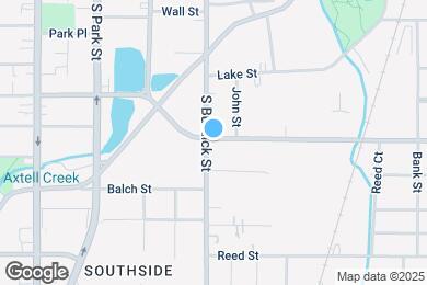 Map image of the property - 1403 S Burdick St