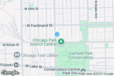 Map image of the property - 411 N Hamlin Ave