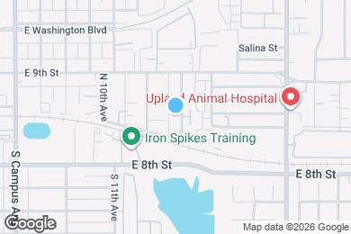 Map image of the property - 123 N 13th Ave