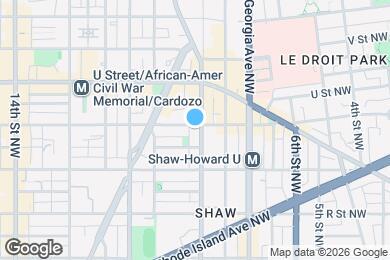 Map image of the property - 904 T St NW