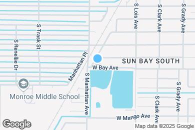 Map image of the property - 4317 W Bay Ave