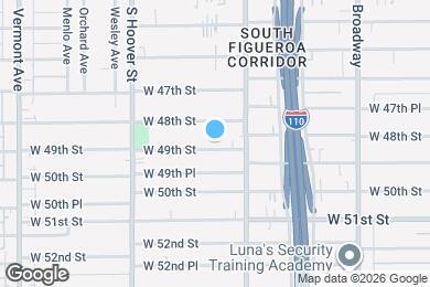 Map image of the property - 535 W 49th St
