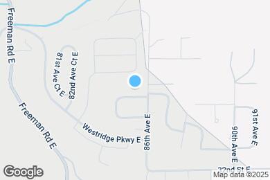 Map image of the property - 8515 29th St Ct E