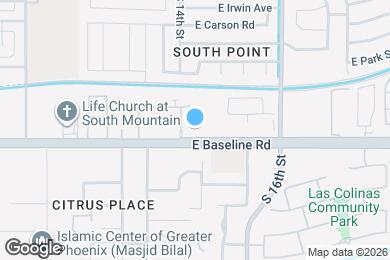 Map image of the property - 7529 S 14th St