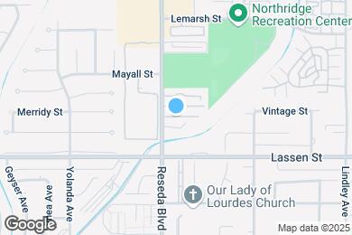 Map image of the property - 9950 Reseda Blvd