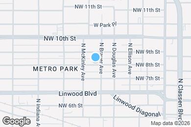Map image of the property - 1510 NW 8th St