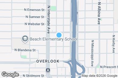 Map image of the property - 1371 N Humboldt St