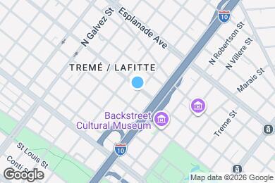 Map image of the property - 1035 N Derbigny St