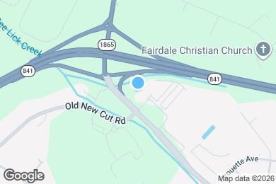 Map image of the property - Furnished Studio-Louisville - South