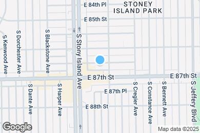 Map image of the property - 1643 E 86th Pl