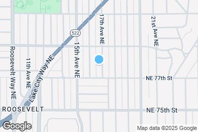 Map image of the property - 7721 17th Ave NE