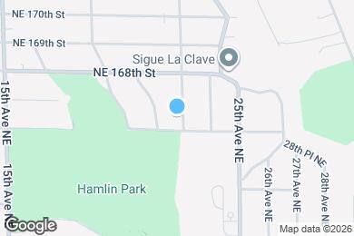 Map image of the property - 16511 22nd Ave NE