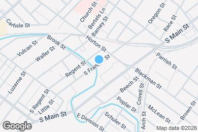 Map image of the property - 850 S Franklin St