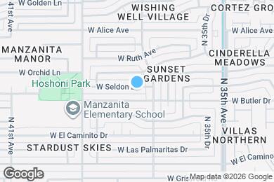 Map image of the property - 3721 W Seldon Ln