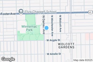 Map image of the property - 5043 N Damen Ave
