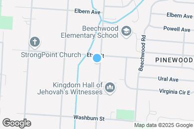 Map image of the property - 475 Robinwood Ave
