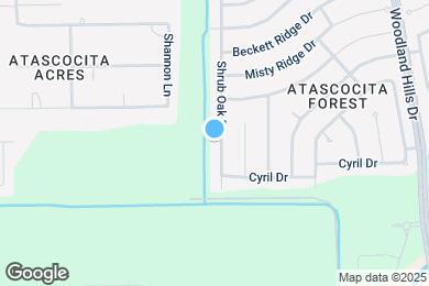 Map image of the property - 16711 Shrub Oak Dr