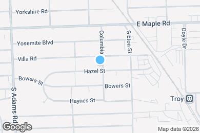 Map image of the property - 1795 Hazel St