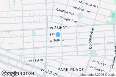 Map image of the property - 708 W 36th St