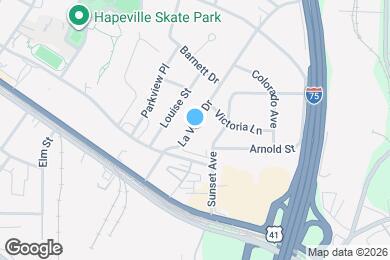 Map image of the property - 3378 Lavista