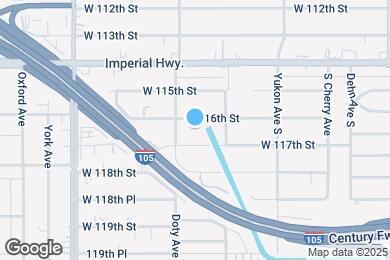 Map image of the property - 3738 W 116th St