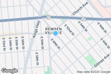 Map image of the property - 586 Remsen Ave