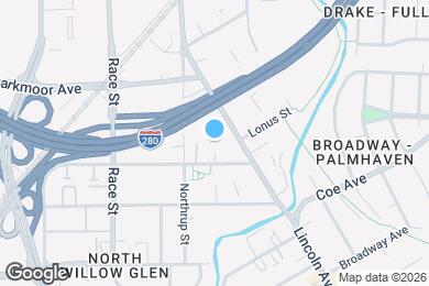 Map image of the property - 867 Paula St