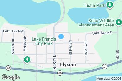 Map image of the property - 104 Frank Ave NE