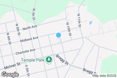 Map image of the property - 105 N 9th St